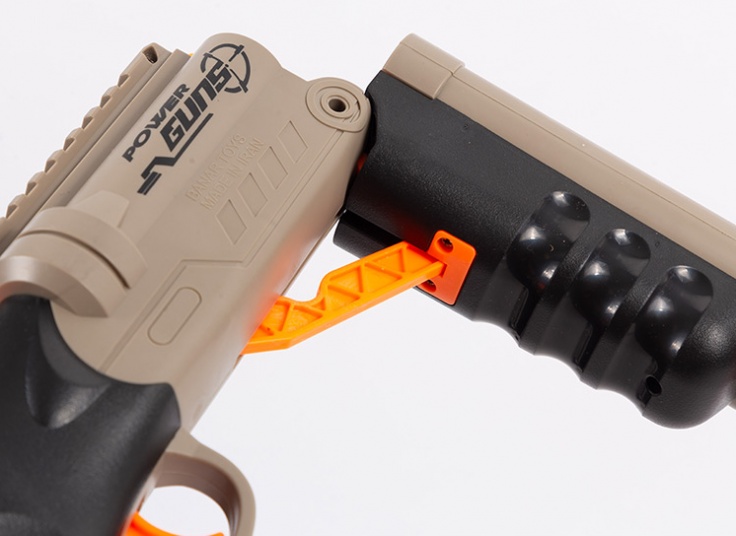 تفنگ اسباب بازی دولول پوکه پران