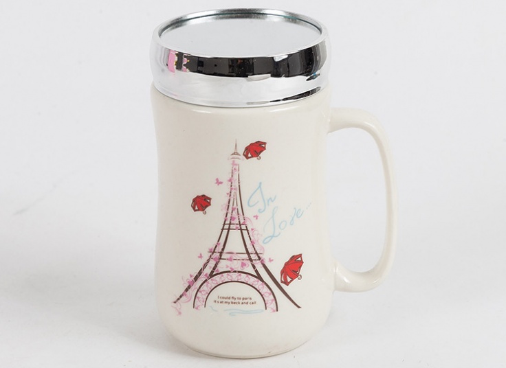 ماگ درب دار آینه ای