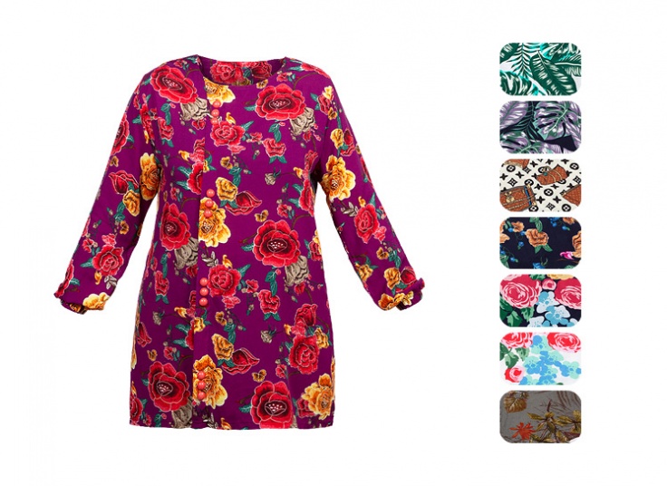 تونیک گلدار زنانه