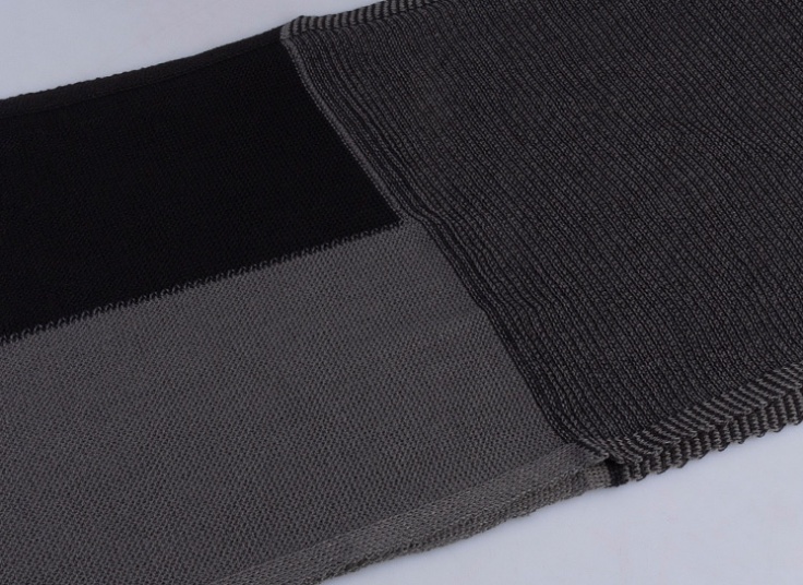 شال بافت زمستانی dichromatic