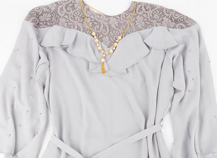 شومیز بلند کرپ حریر زنانه