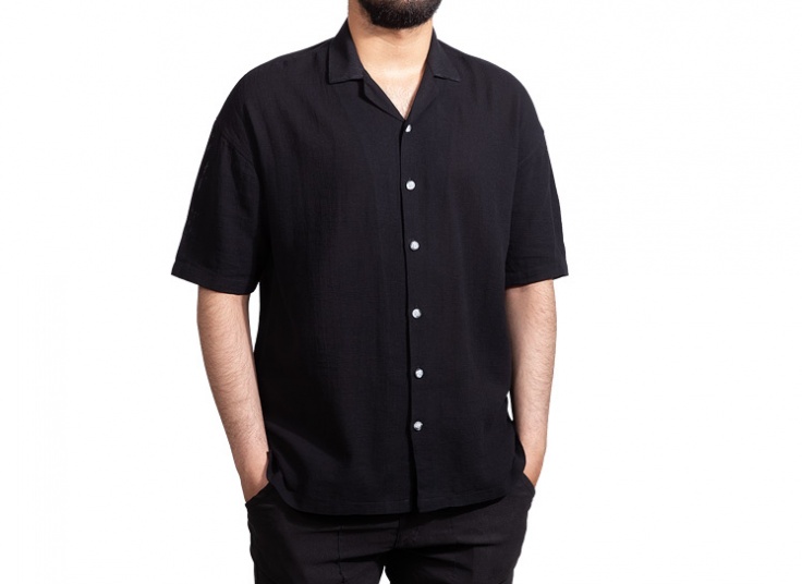 پیراهن مردانه کنفی طرح MARRAKECH