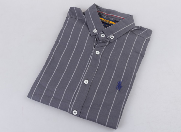 پیراهن راه راه مردانه طرح POLO