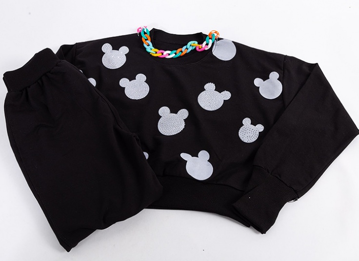 ست کراپ شلوار دخترانه