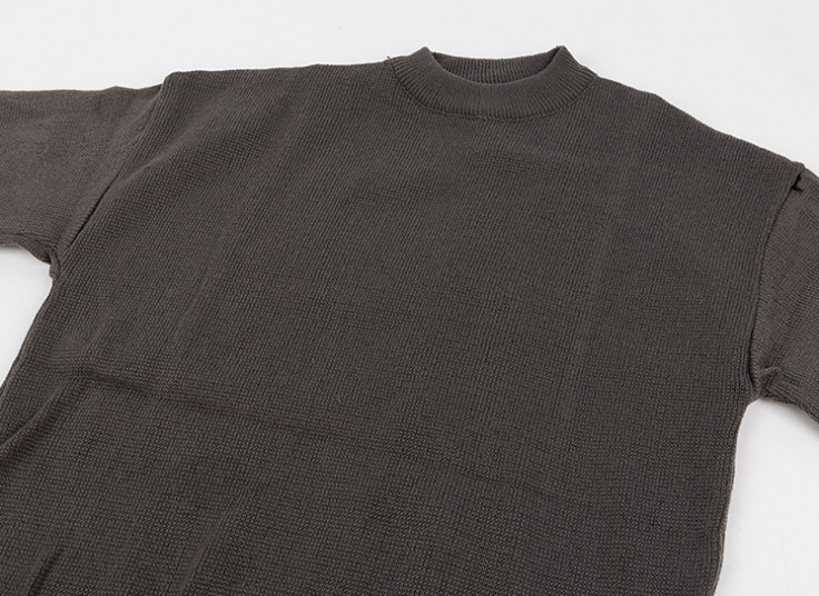 بافت یقه گرد مردانه