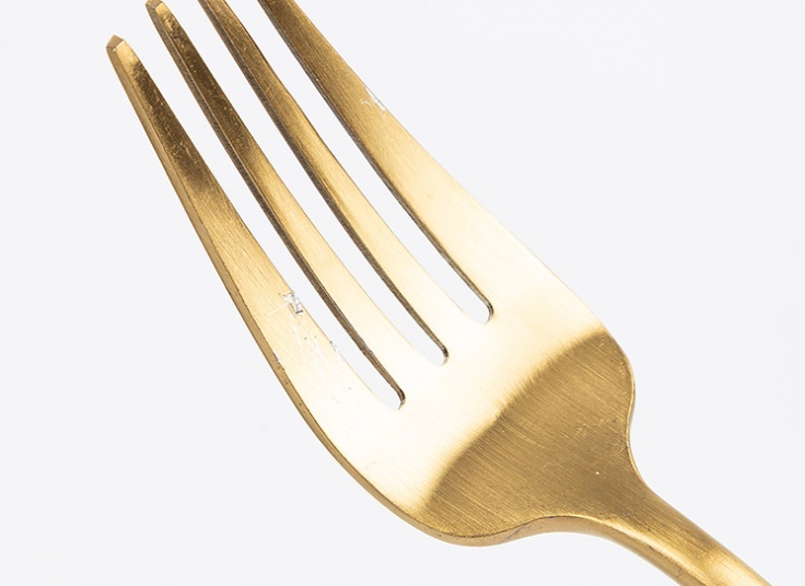 ست 4 عددی قاشق چنگال طلایی