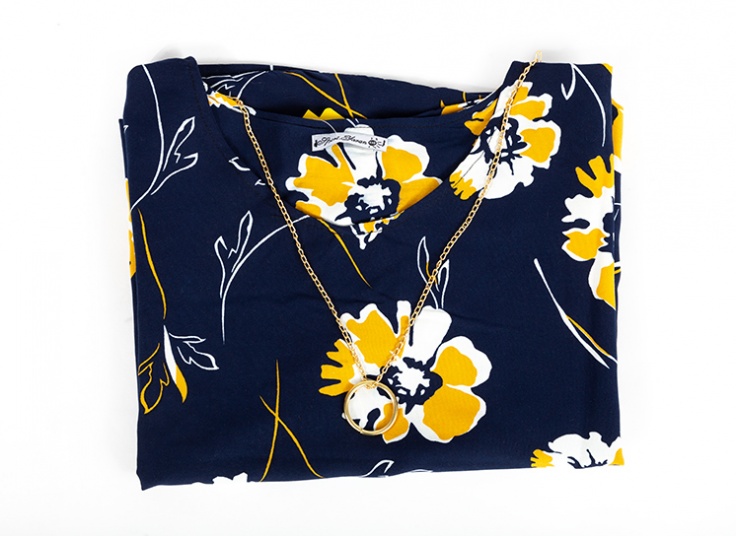 تونیک نخی گلدار