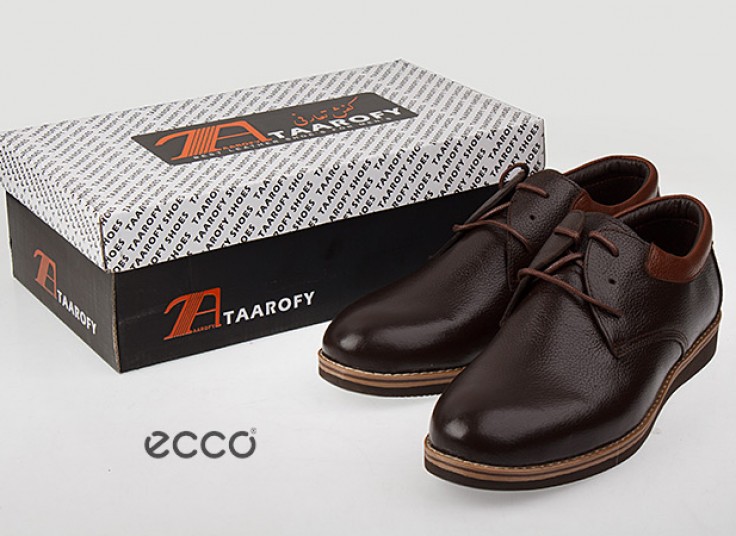 کفش چرم طبیعی سایز بزرگ ecco