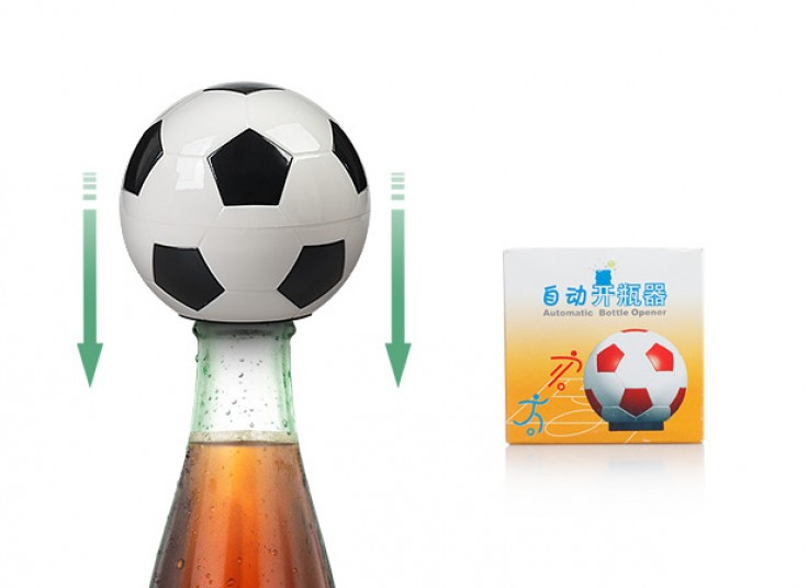 درب باز کن بطری طرح توپ