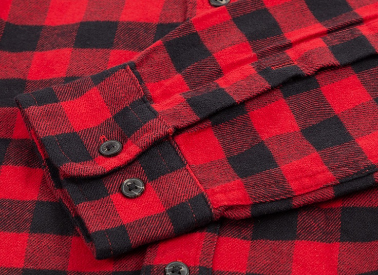 پیراهن پشمی چهار خانه