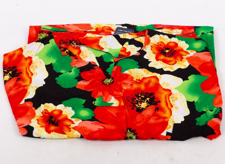 پیراهن ساحلی یقه کوبایی