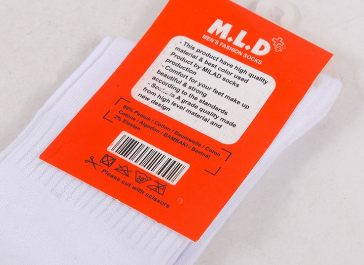 جوراب اسپرت ساق بلند طرح M.L.D