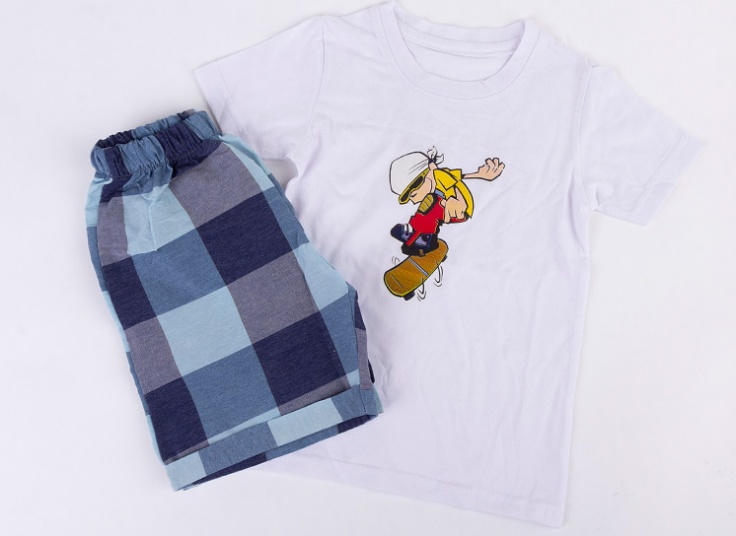 ست تیشرت و شلوارک پسرانه ORIGINAL