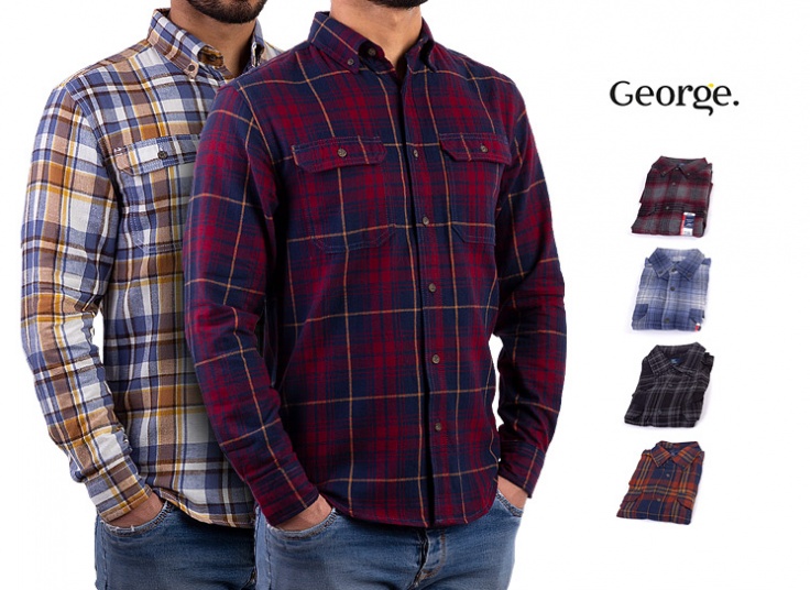 پیراهن پشمی مردانه GEORGE