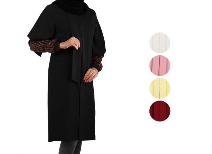 مانتو آستین چاکدار زنانه