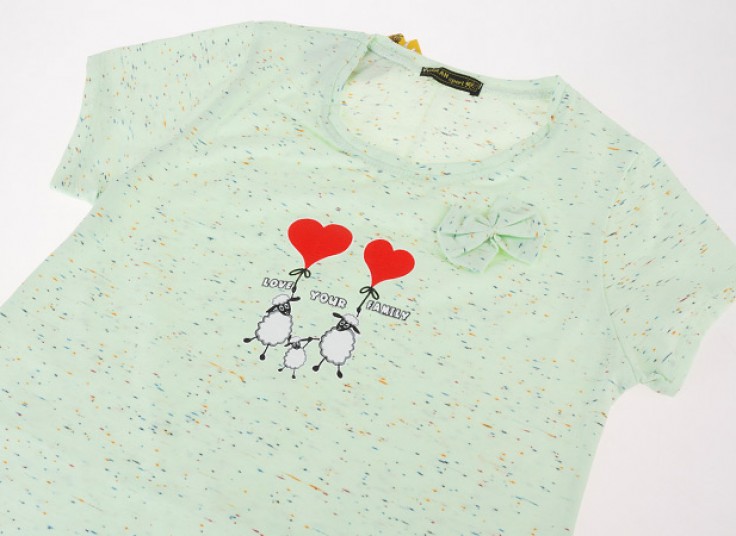 تیشرت زنانه پاپیون دار