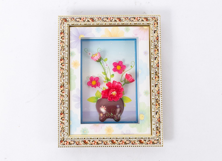 قاب دکوراتیو طرح گل