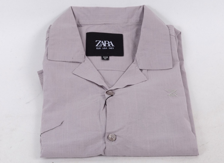 پیراهن آستین کوتاه لینن ZARA