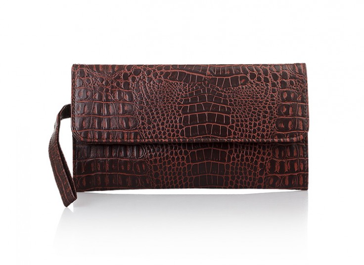 کیف چرمی مدارک طرح پوست