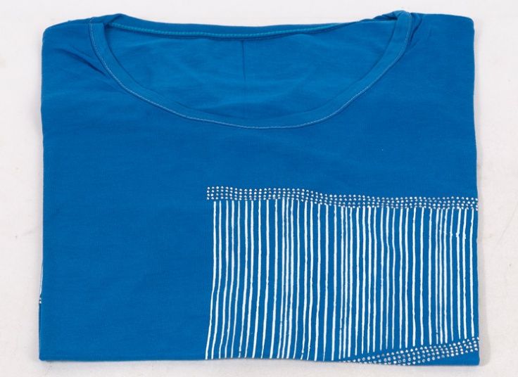 تیشرت زنانه سایز بزرگ طرحدار