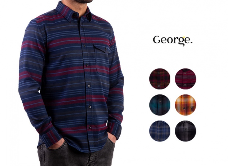 پیراهن پشمی مردانه GEORGE