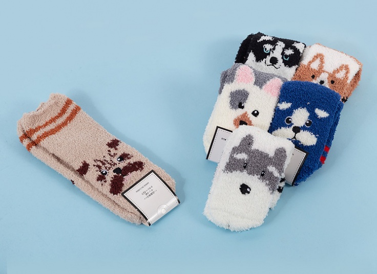 جوراب حوله ای طرحدار Wennie Oni