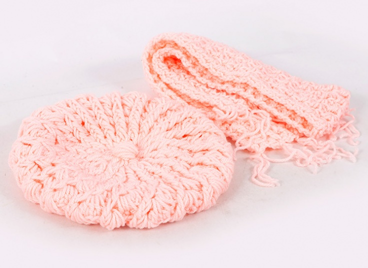 ست کلاه فرانسوی و شال گردن