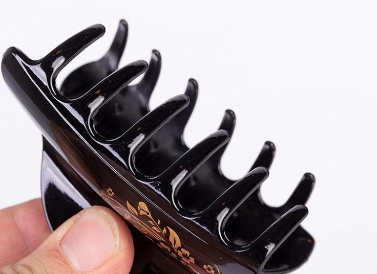 کلیپس مو Black patterned