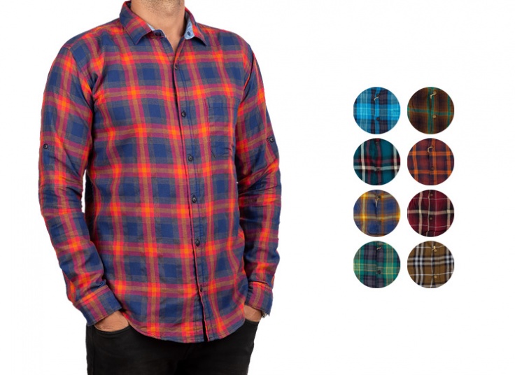 پیراهن مردانه چهارخانه Yorke-x-jeans