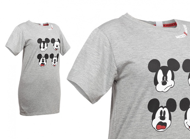 تیشرت زنانه لانگ Mickey Mouse