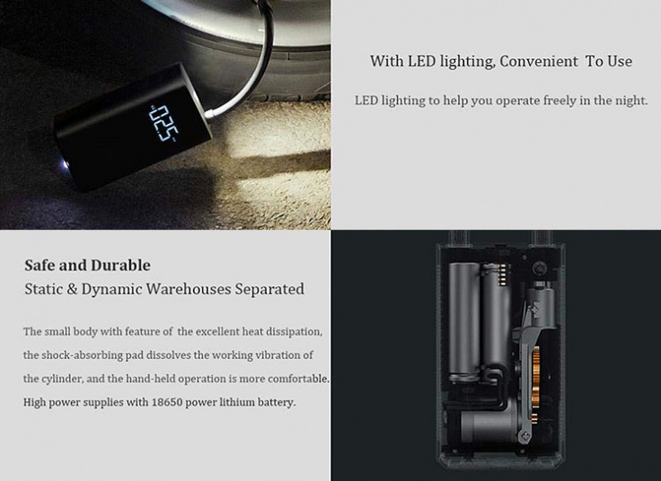 پمپ باد دیجیتال xiaomi