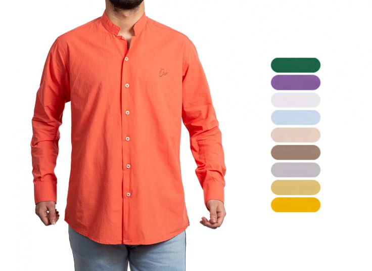 پیراهن کتان مردانه یقه دیپلمات Dior