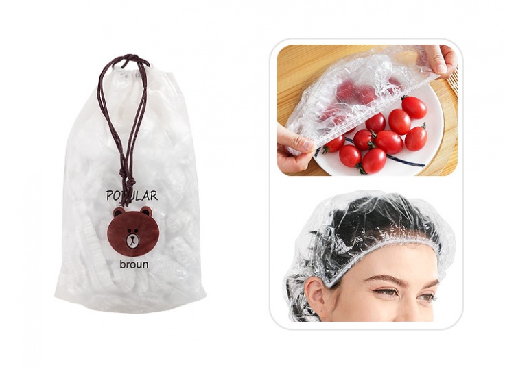 درپوش ظرف یکبار مصرف مدل نایلونی