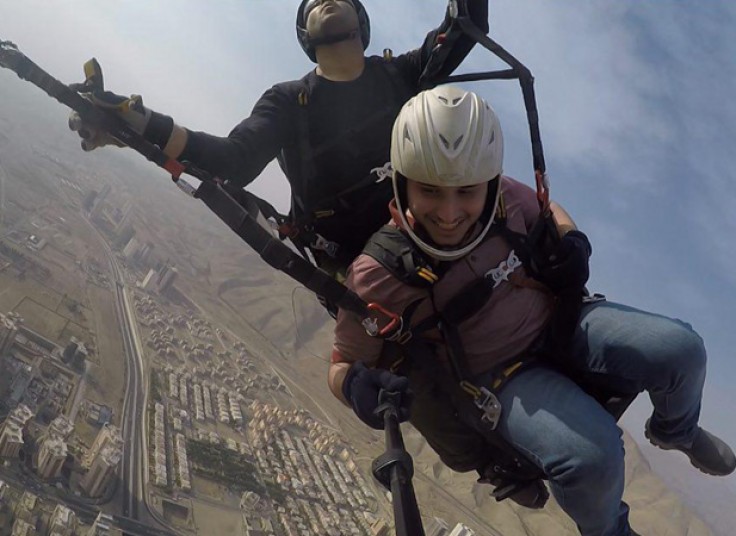 پرواز با پاراگلايدر كاپيتان فلای خلبان اصغری