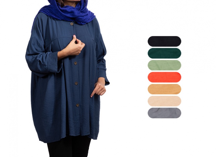 شومیز مانتویی ابرو بادی