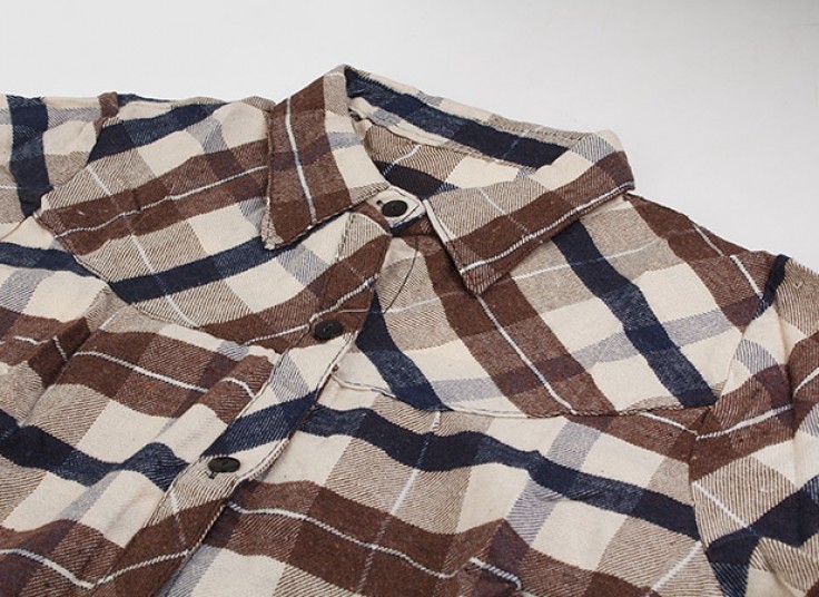 شومیز پاییزه زنانه Checkered