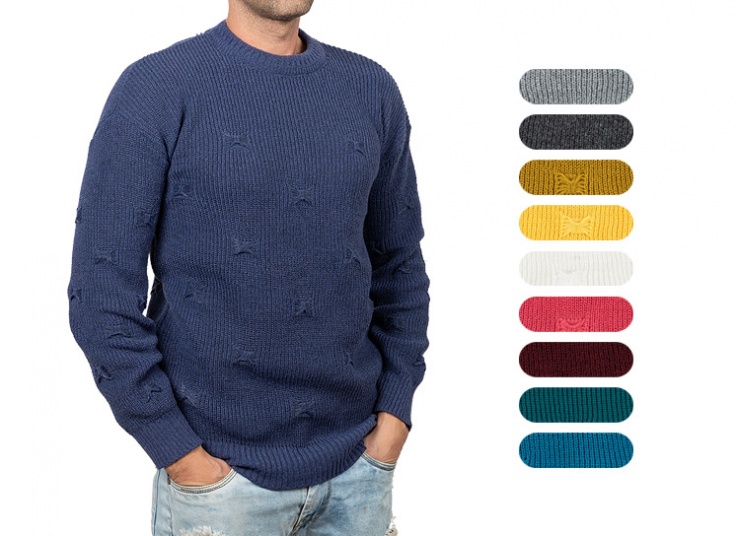 بلوز بافت مردانه زاپ دار