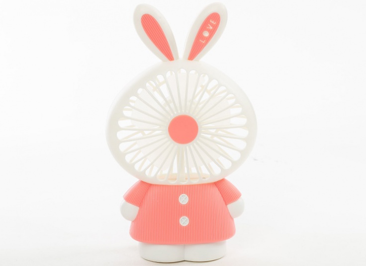 پنکه چراغدار شارژی طرح خرگوش DianDi