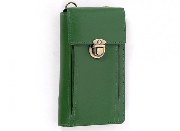 کیف دوشی و گردنی چرم طبیعی