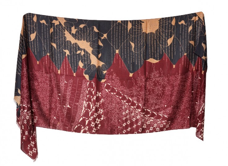 شال طرح دار