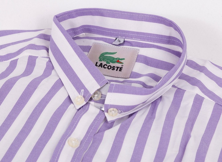 پیراهن مردانه راه راه LACOSTE