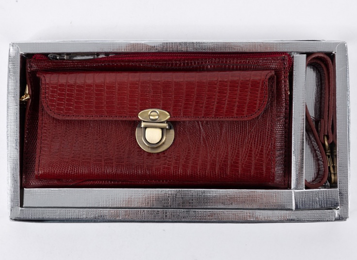 کیف دستی دوشی چرم زنانه طرح لزار