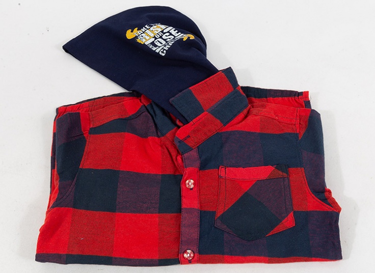 پیراهن کلاهدار پسرانه Monarch