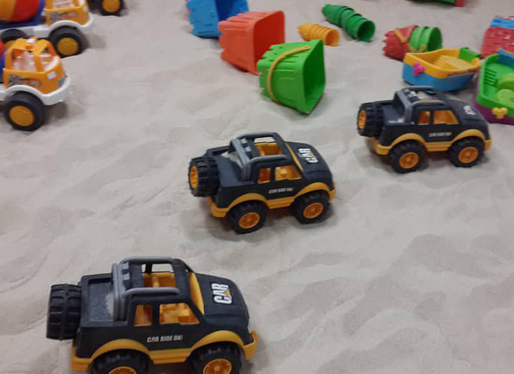 خانه بازی ماسه آفتابی