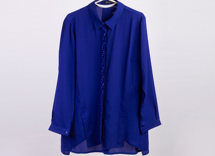 شومیز بلند کرپ حریر زنانه