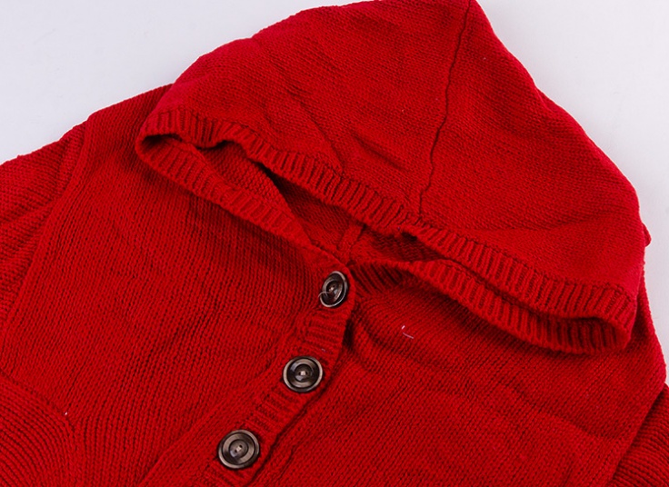 ژاکت بافت زنانه کلاه دار