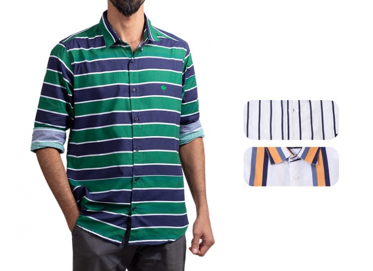 پیراهن مردانه راه راه DSQUARED