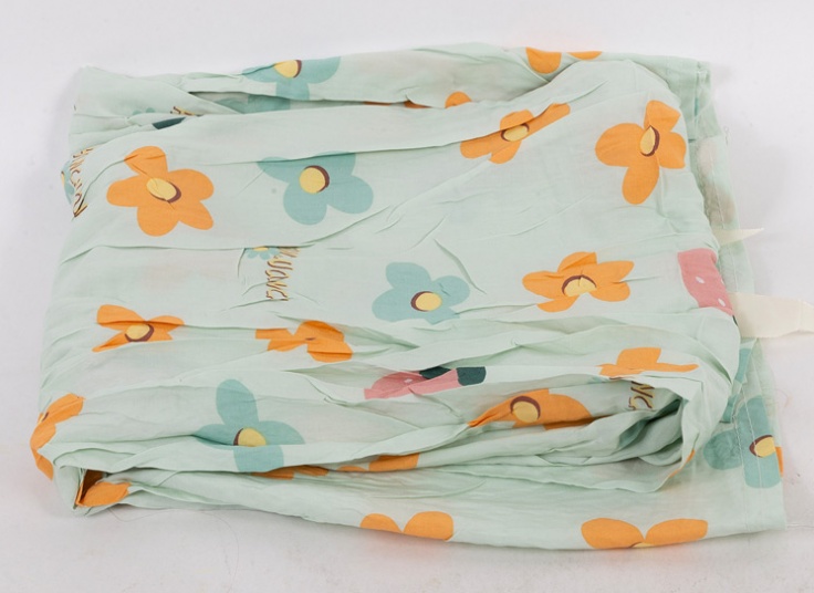 شلوار نخی گلدار PR