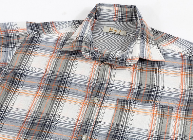 پیراهن مردانه چهار خانه M&J