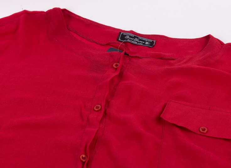 شومیز مانتویی حریر زنانه